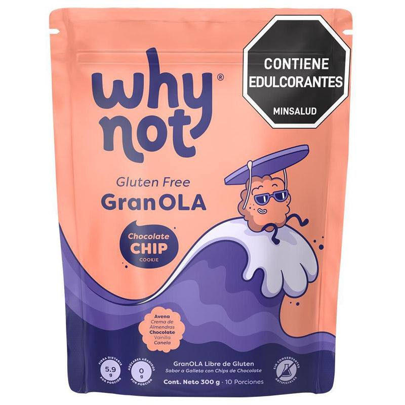 GRANOLA WHY NOT 300G CHIPS DE CHOCOLATE