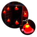 Guirnalda Luces Navidad Gorro Navideño 2 Metros S4046