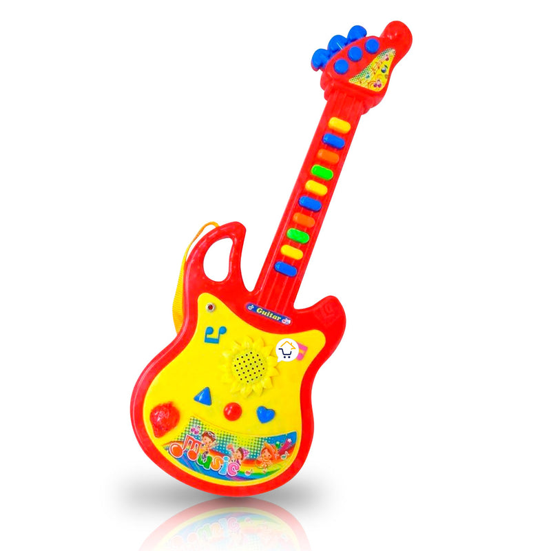 Guitarra De Juguete Micrófono Luces Y Sonido Niños 719