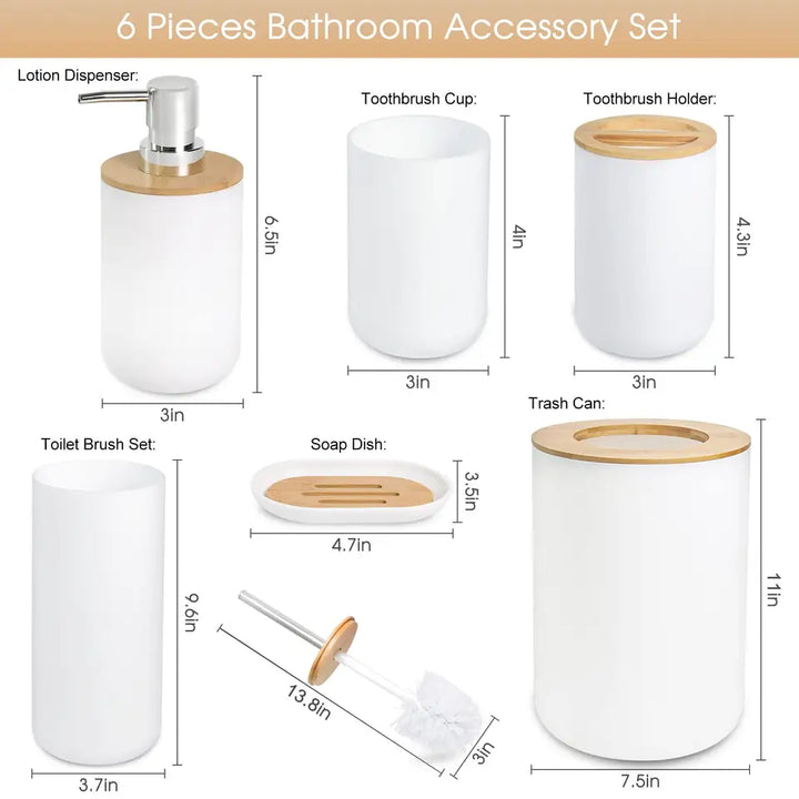 Set De Accesorios Para Baño T23215-12