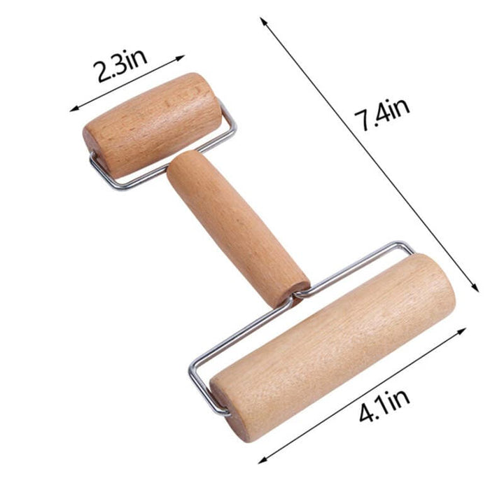 Rodillo de amasar ecológico 2 en 1