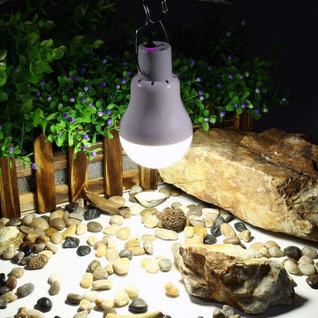 Lámpara Solar Portátil para Camping 15W, 130LM