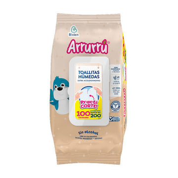 TOALLAS HUMEDAS AVENA Y KARITÉ X100 AAB235 ARRURRÚ