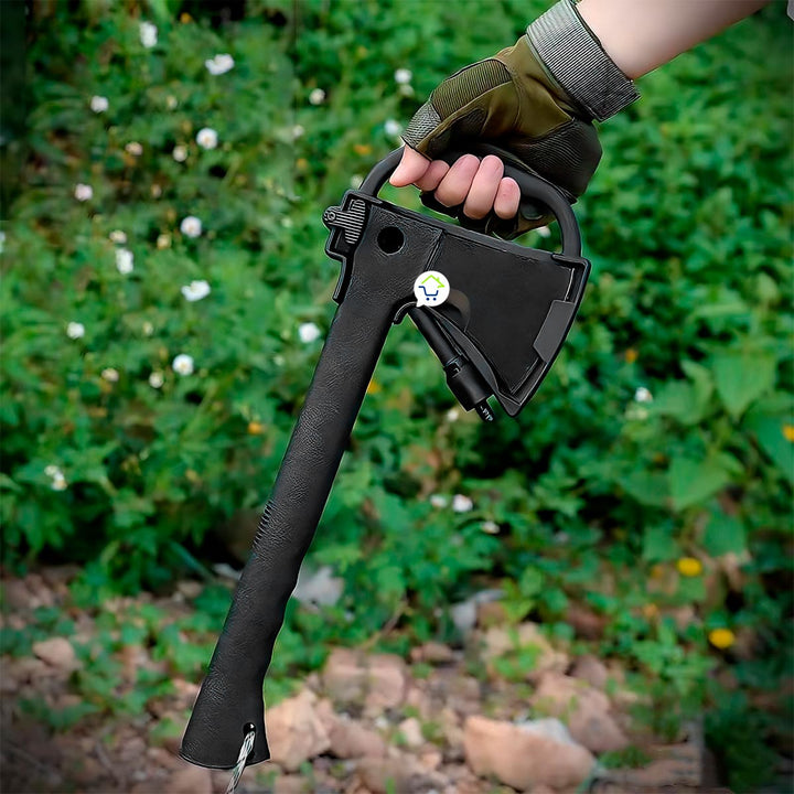 Hacha Táctica 4 en 1 Multiherramienta Con Cuchillo Oculto CCCP