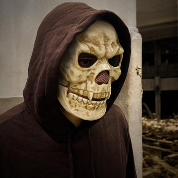 Máscara Calavera Mandíbula Móvil Halloween Disfraz OF-1464