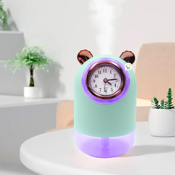 Humidificador Reloj Atomizador Lámpara LED Difusor Aroma H216