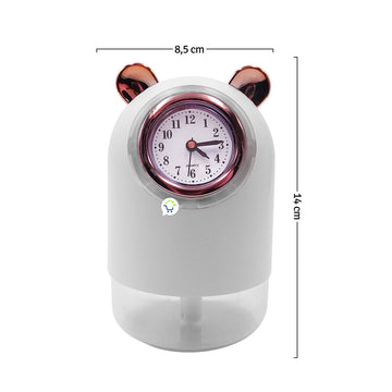 Humidificador Reloj Atomizador Lámpara LED Difusor Aroma H216