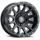 ICON COMPRESSION 17X8.5 6X139 ET0 BOCIN 106.1 DBL BLK ICON17034