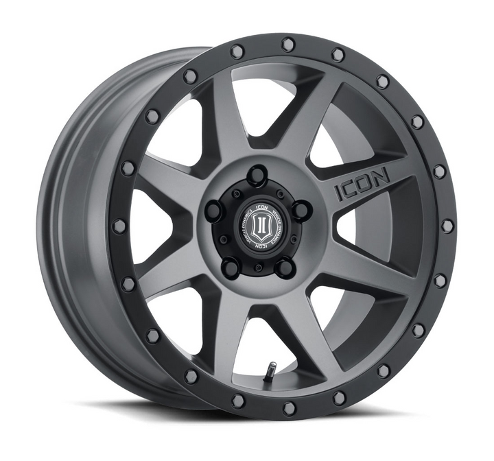 ICON REBOUND 18X9 5X150 ET+25 BOCIN 95.1 TITANIUM ICON18010
