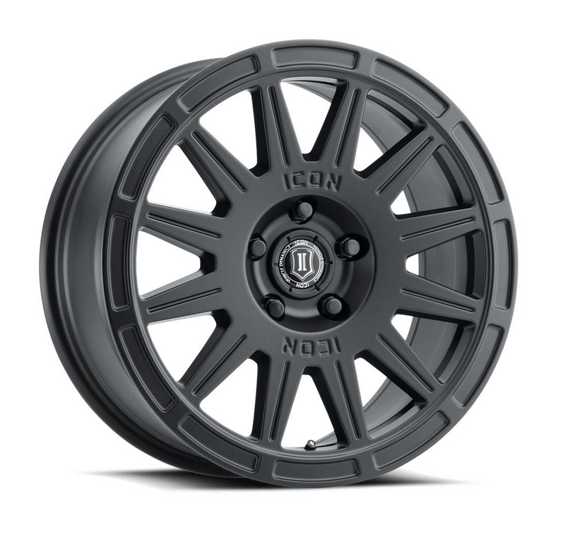 ICON RICOCHET 17X8 5X100 ET+38 BOCIN 56.1 SAT BLK ICON17029