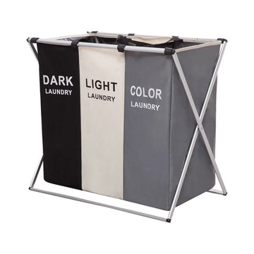 Cesta Para Ropa De Lavandería Con 3 Compartimientos IGS-7