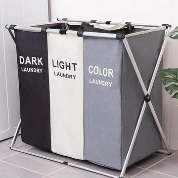 Cesta Para Ropa De Lavandería Con 3 Compartimientos IGS-7