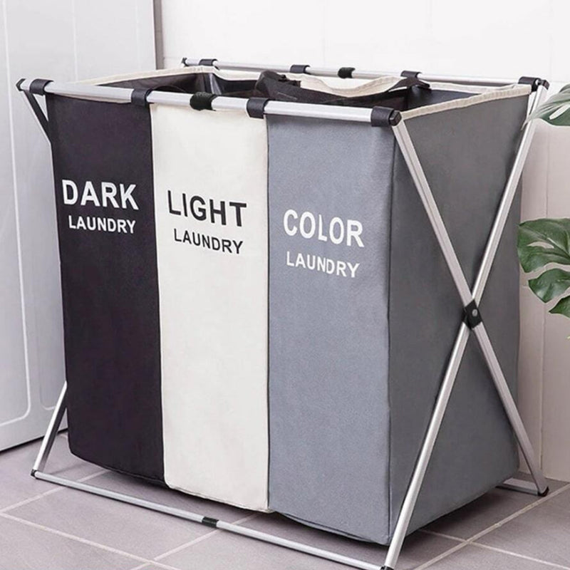 Cesta Para Ropa De Lavandería Con 3 Compartimientos IGS-7