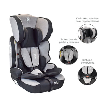 SILLA CARRO BEBÉ THUNDER GRIS PRIORI-