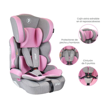 SILLA CARRO BEBÉ THUNDER ROSA PRIORI-