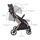 COCHE PARA BEBÉ ESTÁNDAR NOVA - NEGRO PRIORI
