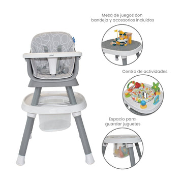 SILLA COMEDOR SEVEN 7EN1 PRIORI GRIS-