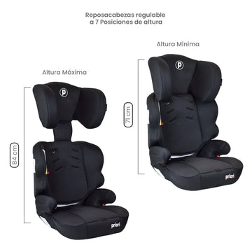 SILLA CARRO BEBÉ THUNDER NEGRO PRIORI-