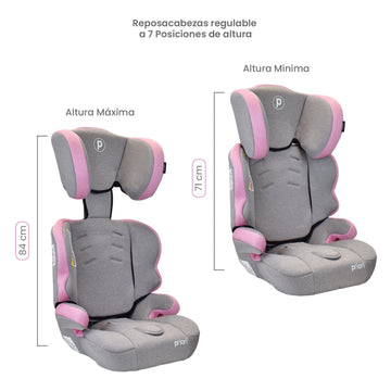 SILLA CARRO BEBÉ THUNDER ROSA PRIORI-