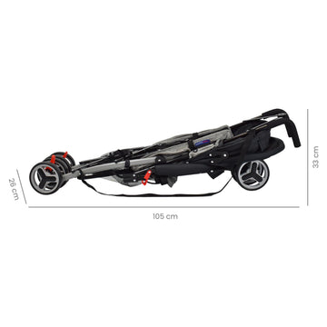 COCHE PASEADOR FUTURE - NEGRO HAPPY BABY
