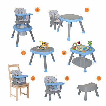 SILLA COMEDOR SEVEN 7EN1 PRIORI AZUL-