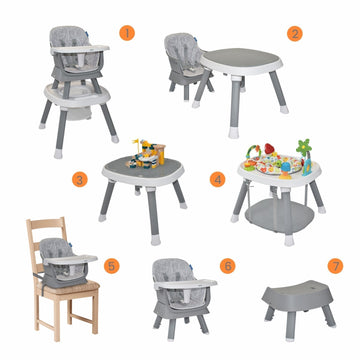 SILLA COMEDOR SEVEN 7EN1 PRIORI GRIS-