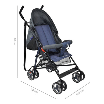 COCHE PASEADOR FUTURE - AZUL HAPPY BABY