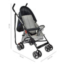 COCHE PASEADOR FUTURE - NEGRO HAPPY BABY