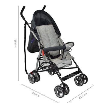 COCHE PASEADOR FUTURE - NEGRO HAPPY BABY