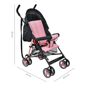 COCHE PASEADOR FUTURE - ROSADO HAPPY BABY
