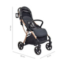 COCHE PARA BEBÉ ESTÁNDAR NOVA - NEGRO PRIORI