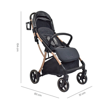COCHE PARA BEBÉ ESTÁNDAR NOVA - NEGRO PRIORI