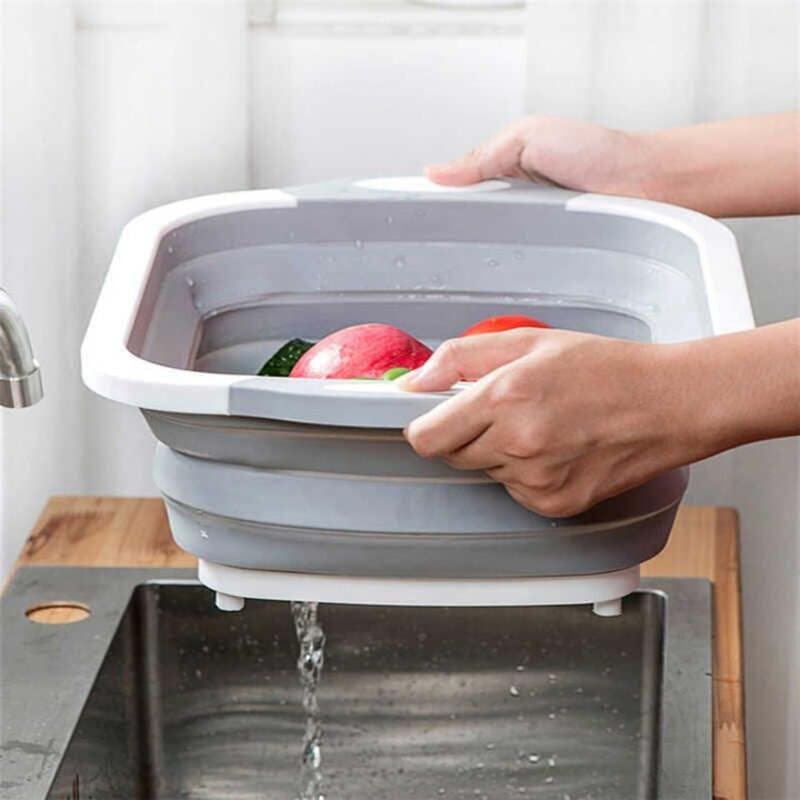 Tabla de Cortar Plegable con Colador