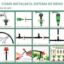 Sistema de Riego para jardin de 10 Metros