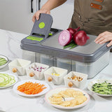 Picador con tabla y recipientes 28 piezas