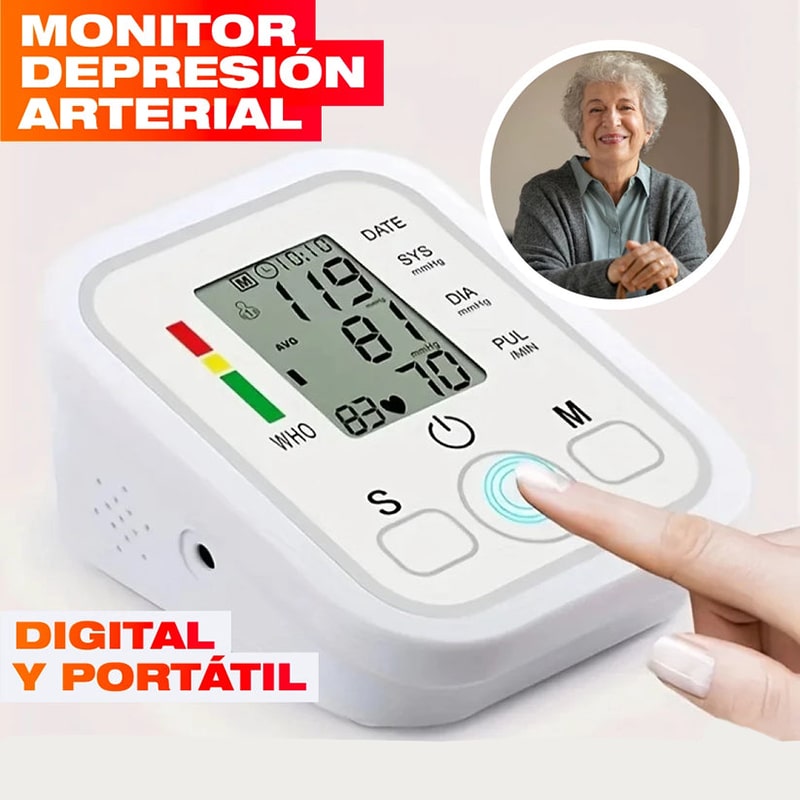 MEDIDOR DE PRESIÓN ARTERIAL DIGITAL