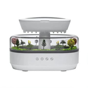 BosqueVivo™ – Relajación Natural con Lluvia y Aromas Humidificador