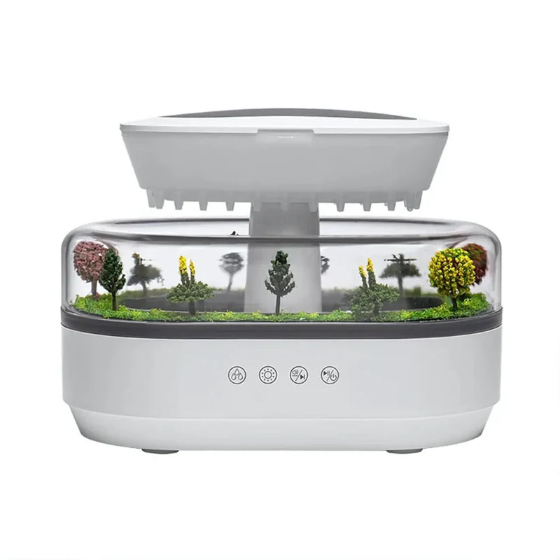 BosqueVivo™ – Relajación Natural con Lluvia y Aromas Humidificador