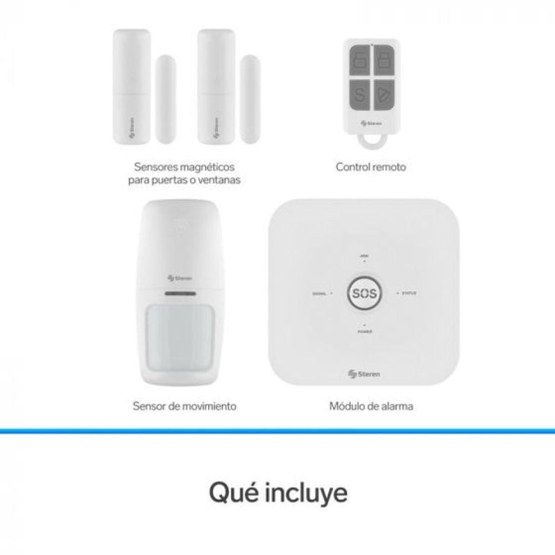Sistema De Seguridad Wi-Fi 3 Sensores Steren Shome-2000
