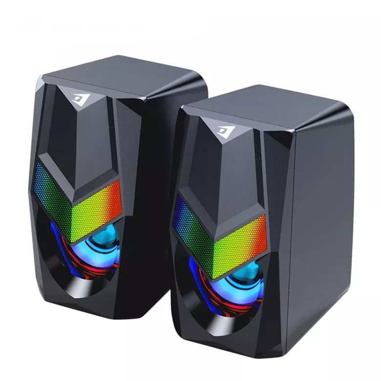 Parlantes Para Computador Gamer RGB 5W Jertech S3