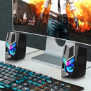 Parlantes Para Computador Gamer RGB 5W Jertech S3