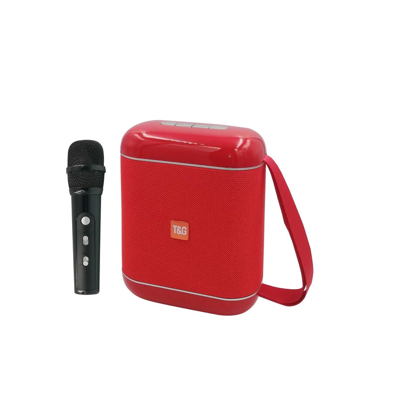 Radio Parlante USB Recargable Incluye Microfono T&G TG-523K