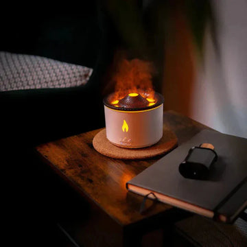 Humidificador de llama de volcán
