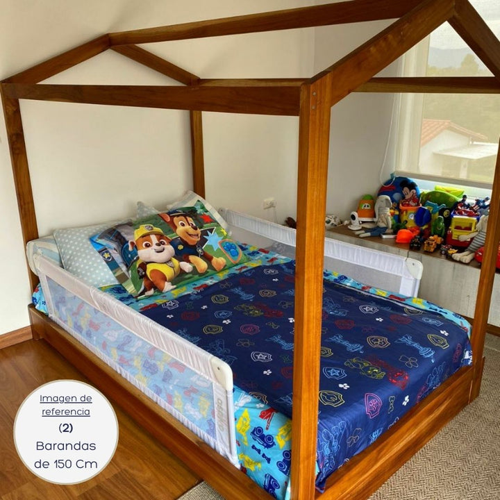 BARANDA BED RAIL 2 IN 1 BABY AZUL - 18762 ASALVO