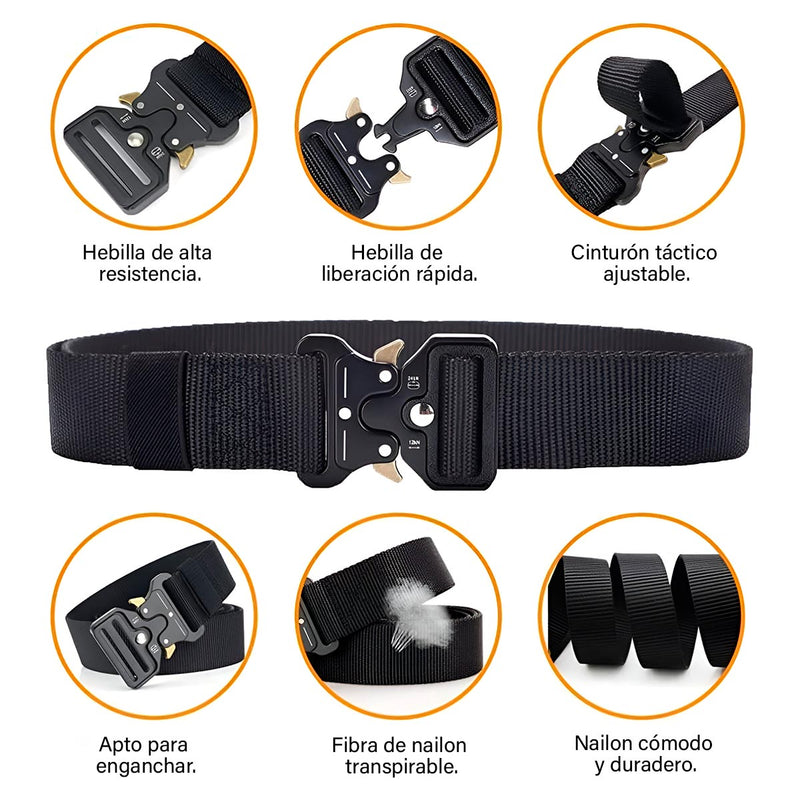 Correa Táctica Cinturón Militar Ajustable Correa Reata LSD-02