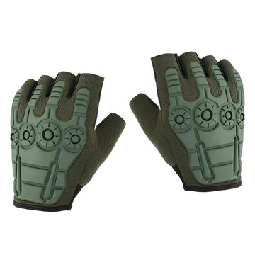 Guantes Medio Dedo Moto Tácticos Antideslizantes AHY02