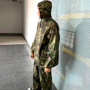 Impermeable Moto Camuflado 2 Piezas Chaqueta Capucha + Pantalón + Bolso 189