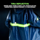 Impermeable Moto Traje Chaqueta Pantalón Reflectivo RF CY5