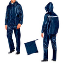 Impermeable Moto Traje Chaqueta Pantalón Reflectivo RF CY5