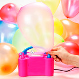 Inflador De Globos Eléctrico Automático Doble Boquilla 73005